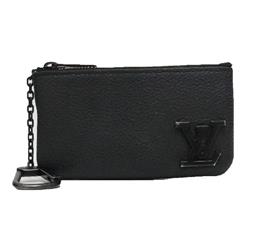 PRE OWNED LOUIS VUITTON KEY POUCH BLACK